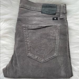 Lucky Brand Brooke Skinny Gray Cords